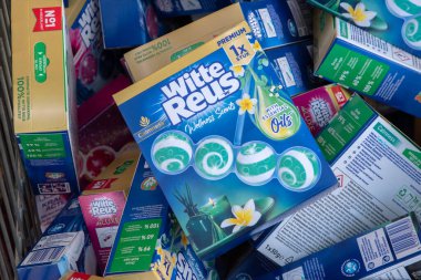 Witte Reus Tuvalet Bloklarını kapatın Amsterdam 'da Hollanda 1-10-2025