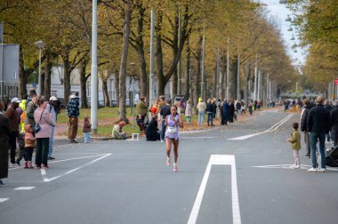 Amsterdam 'daki TCS Amsterdam Maratonu' nda, Hollanda 19-10-2025