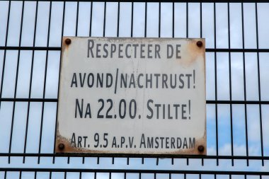 Amsterdam 'da Gece Beklemeye Saygı Ol Hollanda 31-8-2025