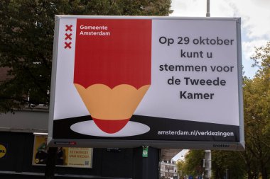 Amsterdam 'daki Genel Seçim Bildirgesi Hollanda 23-9-2025