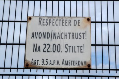 Amsterdam 'da Gece Beklemeye Saygı Ol Hollanda 31-8-2025