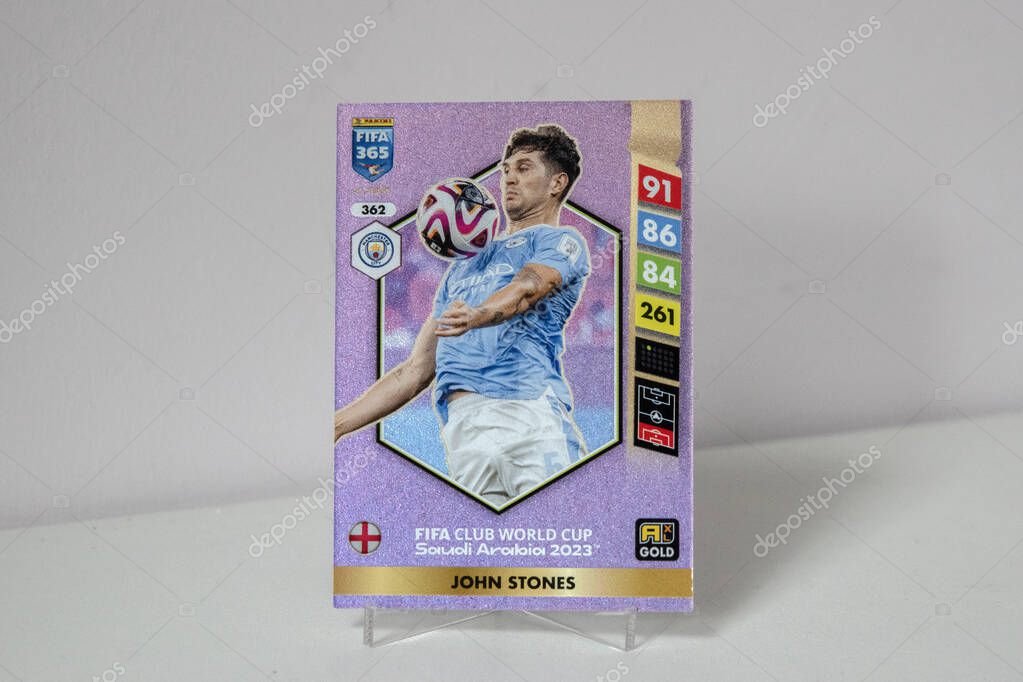 Fifa 365 Panini Trading Card John Stones At Amsterdam The Netherlands 13-9-2025