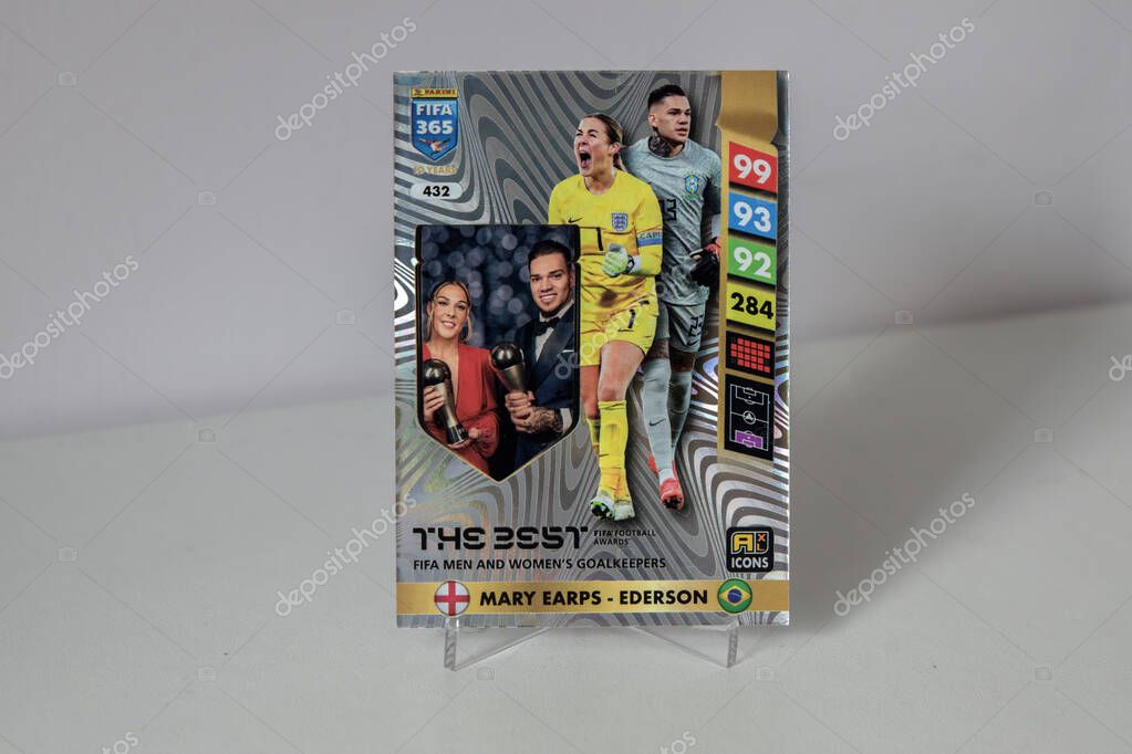 Fifa 365 Panini Trading Card Mary Earps-Ederson At Amsterdam The Netherlands 24-8-2025
