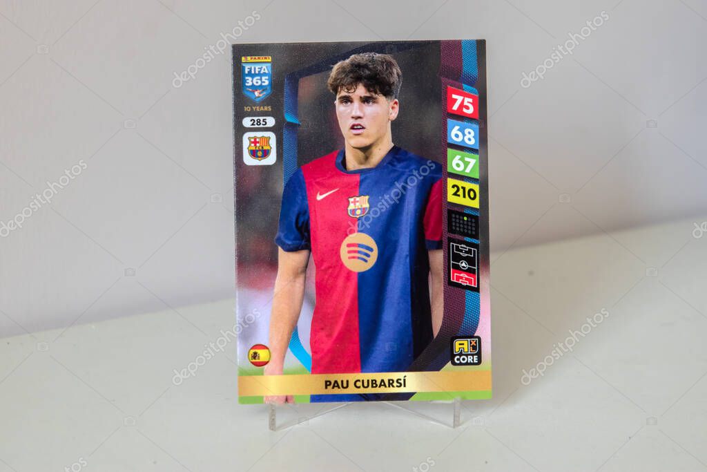 Fifa 365 Panini Trading Card Pau Cabarsi At Amsterdam The Netherlands 24-8-2025