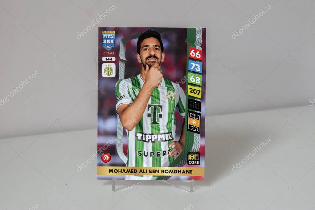 Fifa 365 Panini Trading Card Mohamed Ali Ben Romdhane At Amsterdam The Netherlands 31-8-2025