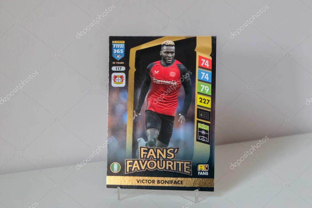 Fifa 365 Panini Trading Victor Boniface At Amsterdam The Netherlands 25-9-2025
