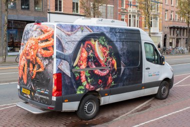 Jan Van, Amsterdam 'da Balık Teslimat Şirketi Arabası 31-10-2025