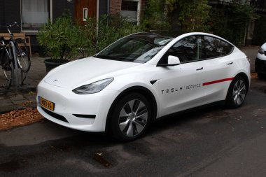 Tesla Servis Aracı Amsterdam Hollanda 3-10-2025