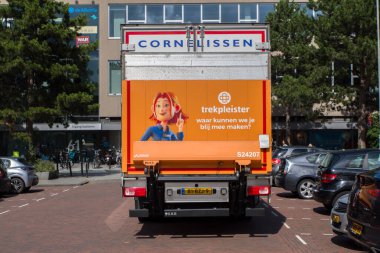 Amsterdam 'daki Trekpleister Şirketi Kamyonu Hollanda 7-7-2025