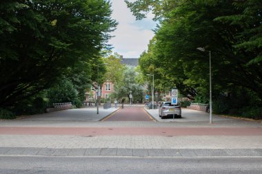 Amsterdam 'daki Galileplantsoen Caddesi' nde Manzara 29 Ağustos 2025