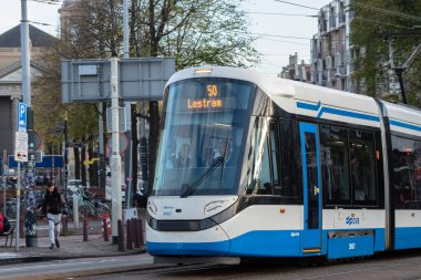 Amsterdam 'da Tramvay 50 Lestram 22-10-2025