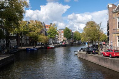 Amsterdam 'daki Agnietje Swarthofbrug' dan Görünüm 23-9-2025