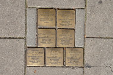 Morpurgo Amsterdam Ailesi 'nden Stolperstein Anıt Taşı Hollanda 23 Eylül 2025