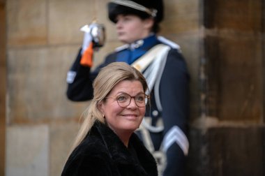 Christianne Van Der Wal Hollanda 'nın Yeni Yıl Resepsiyon Kralı Hollanda 12-1-2026