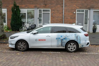 Amsterdam 'daki Bosch Şirketi Arabası Hollanda 4-11-2025