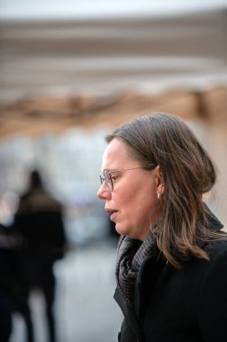 Mirjam Motosikletçi Yeni Yıl Resepsiyonisti Willem Alexander Amsterdam 'da 12-1-2026