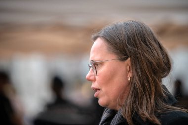 Mirjam Motosikletçi Yeni Yıl Resepsiyonisti Willem Alexander Amsterdam 'da 12-1-2026