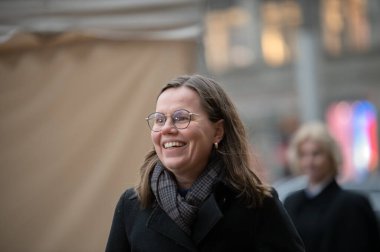 Mirjam Motosikletçi Yeni Yıl Resepsiyonisti Willem Alexander Amsterdam 'da 12-1-2026