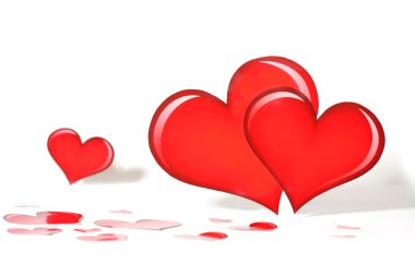 Beyaz on Valentine's heart