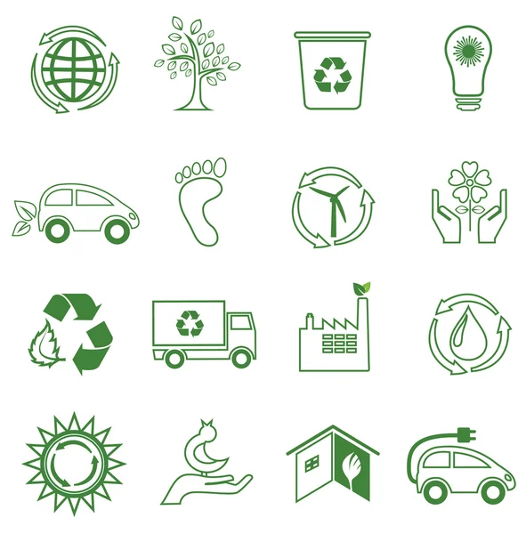 Ekoloji/çevre simgeler.
