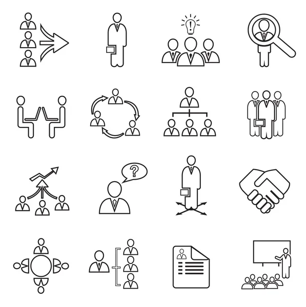 Иконы бизнеса — стоковый вектор