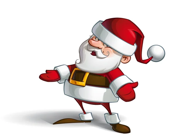 Smilling Santa — Stockvector