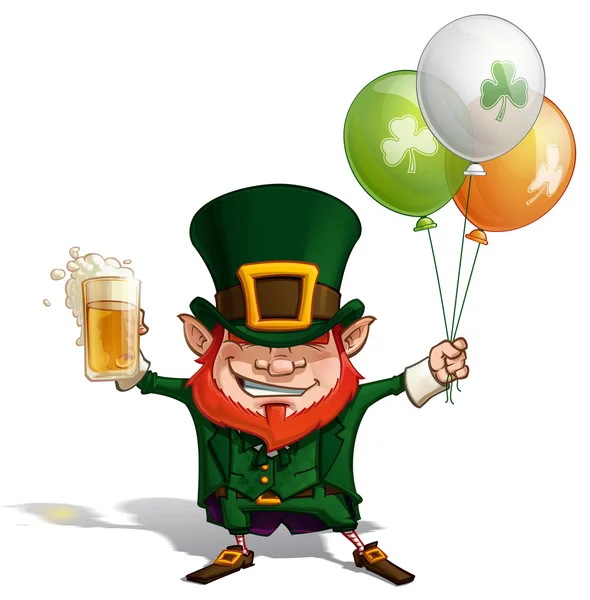 St Patrick - Balloons — Stock Vector