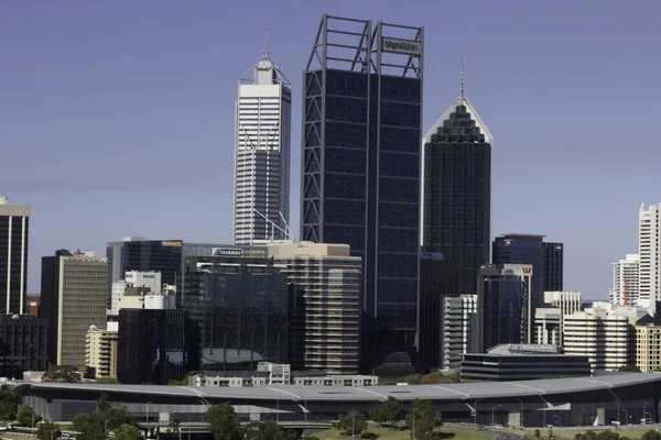 Perth West Australië Australië 2013 Uitzicht Financiële Ruimte Kantoren Commerciële — Stockfoto