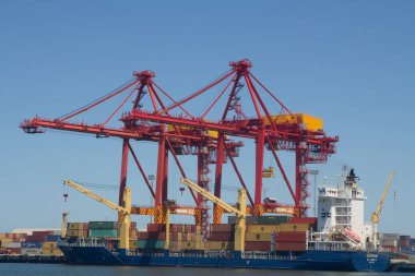 Liman vinci yükleme gemisi Perth Australia
