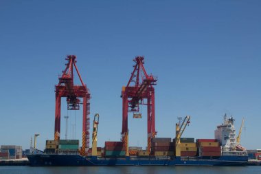 Liman vinci yükleme gemisi Perth Australia