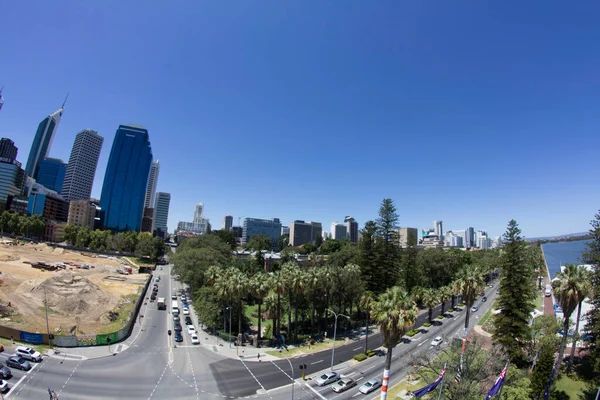 Perth Australia Occidental Australia 2013 Vista Del Último Piso City —  Fotos de Stock