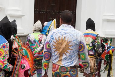 Caracas, Venezuela. Naiguata iblisleri geçit töreninde..