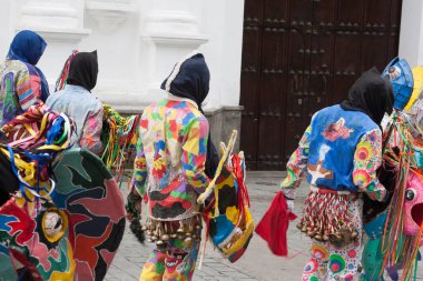 Caracas, Venezuela. Naiguata iblisleri geçit töreninde..