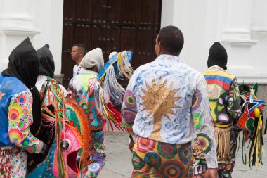 Caracas, Venezuela. Naiguata iblisleri geçit töreninde..