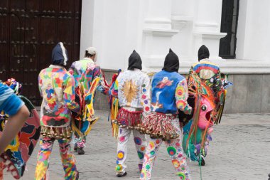Caracas, Venezuela. Naiguata iblisleri geçit töreninde..