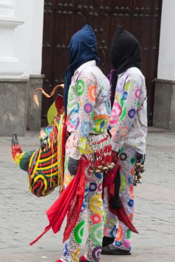 Caracas, Venezuela. Naiguata iblisleri geçit töreninde..