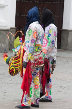 Caracas, Venezuela. Naiguata iblisleri geçit töreninde..