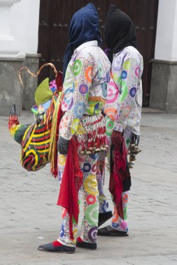 Caracas, Venezuela. Naiguata iblisleri geçit töreninde..