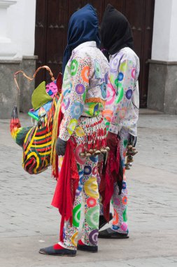 Caracas, Venezuela. Naiguata iblisleri geçit töreninde..