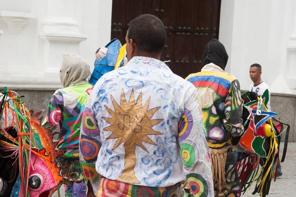 Caracas, Venezuela. Naiguata iblisleri geçit töreninde..