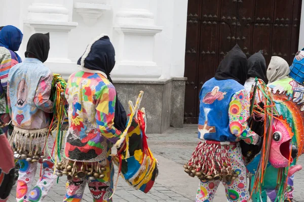 Caracas, Venezuela. Naiguata iblisleri geçit töreninde..