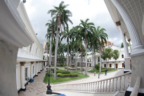 Caracas Distrito Capital Venezuela 2012 Detail Gardens Architecture National Assembly — Stock Photo, Image