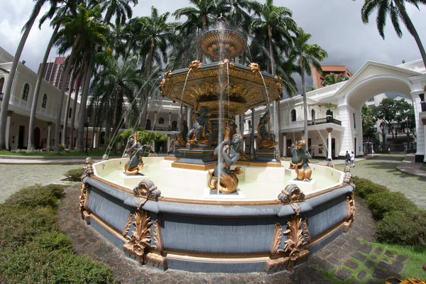 Caracas Distrito Capital Venezuela 2012 Detail Water Fountain National Assembly — Stock Photo, Image