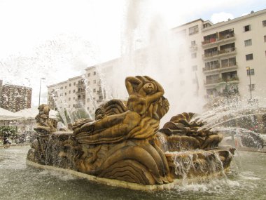O 'leary Meydanı çeşmesi Plaza O' leary. El Silencio, Caracas, Venezuela.