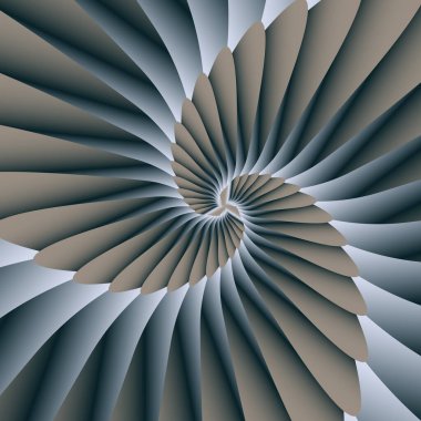 Soyut geometrik dönüşümlü şekiller arka plan