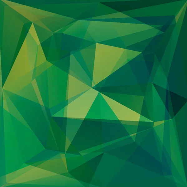 Green polygonal background — Stock Vector