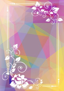 Menekşe çiçek sınır