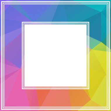 parlak soyut kenarlık