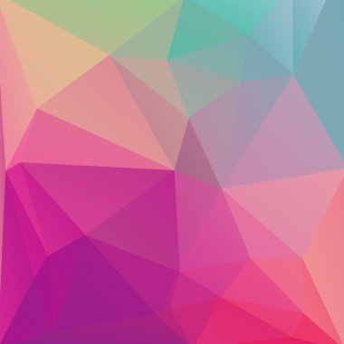 Parlak poligonal arka plan