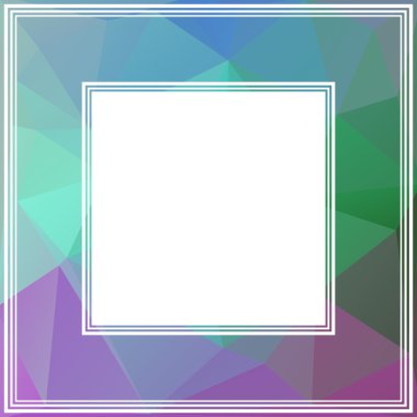 soyut poligonal kenarlık